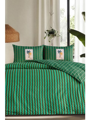 Doqu Home Jungle Muse Festıval Nevresim Takımı Çift-Summer