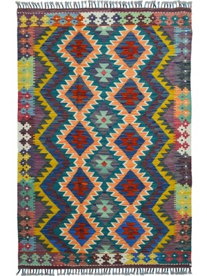 Kilim Co. Yünden El Dokuma Afgan Kilim 100X160 cm (1.6 M²)