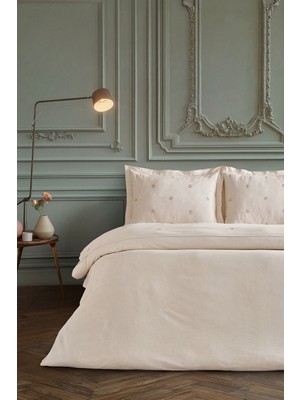 Doqu Home Rosabelle Keten Nevresim Takımı Çift Canvas