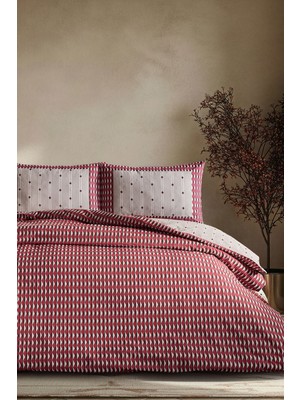 Doqu Home Luxury Ranforce Nevresim Takımı Çift Kravın