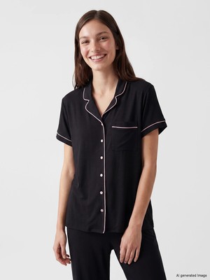 Lc Waikiki Yeni Sezon Gömlek Yaka Kadın Pijama Takım