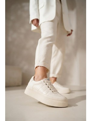Badilli Solmaz BDLZ2011 Bej Kadın Sneaker