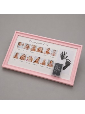 Momento Hediyelik Yeni Doğan Bebek Fotoğraf Çerçevesi - 20X38CM