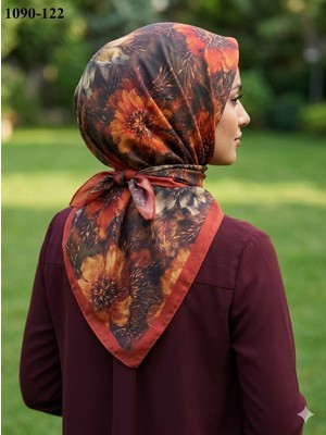 Velscarfs Soft Pamuk Parla Eşarp (Turuncu) 1090-122
