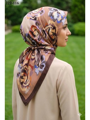 Velscarfs Soft Pamuk Parla Eşarp (Kahve) 222-116