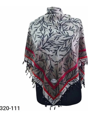 Berat Desenli Sökme Boncuklu Eşarp 320-111