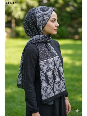 Soft İpek Soft Ipek Etnik Desen Soft Şal 411-125