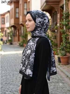 Sharell Fransız Ipeği Şal (Siyah) 247-112