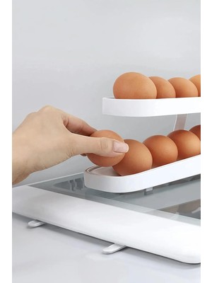 Mithra Life 2 Katlı Otomatik Yumurta Standı Buzdolabı Içi Yumurtalık Organizeri MIT1160