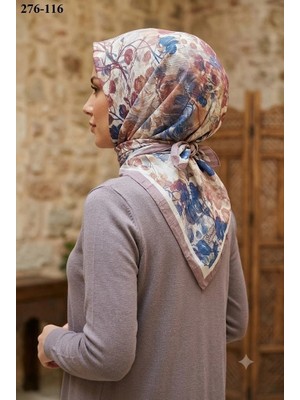 Sharell Desenli Bambu Pamuk Eşarp 276-116