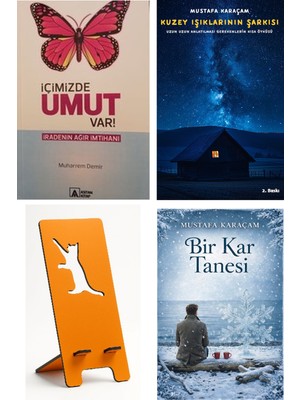 Asitan Kitap Içimizde Umut Var - Muharrem Demir + Kuzey Işıklarının Şarkısı + Telefon Tutucu + Bir Kar Tanesi
