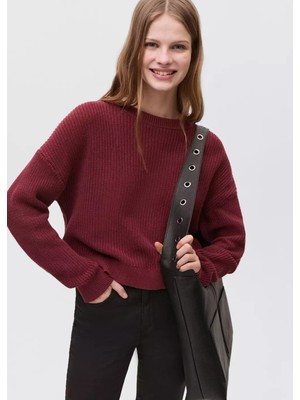 Mango Cut-Out Detaylı Örgü Kazak