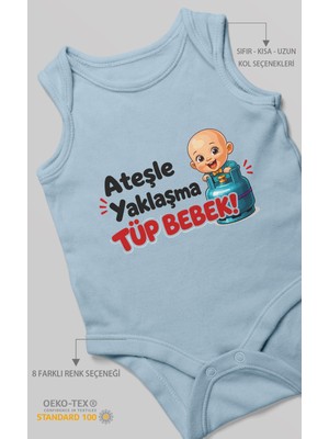 Morivo Kids Ateşle Yaklaşma Tüp Bebek Sıfır Kol Bebek Zıbını %100 Pamuk