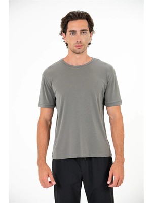 gmg firenze Bisiklet Yaka Kol Ucu Duble Erkek T-Shirt