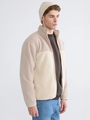 Lc Waikiki Yeni Sezon Dik Yaka Polar Erkek Fermuarlı Sweatshirt