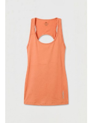 Tommy Life Mercan Standart Fit Sırt Detaylı Performans Kadın Spor Atlet - 97297