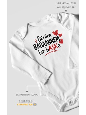 Morivo Kids Babaanne Uzun Kollu Çıtçıtlı Bebek Body %100 Pamuk