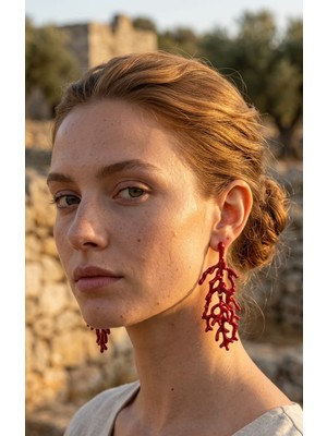 Diva Viva - Coral Drop Sallantılı Küpe
