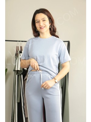 Luxee Yanları Şeritli Modal Rahat Kesim Alt Üst Takım