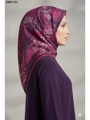 Moon Scarf Desenli Bambu Pamuk Eşarp 1009-121