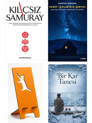 Butik Kılıçsız Samuray - Kitami Masao + Kuzey Işıklarının Şarkısı + Telefon Tutucu + Bir Kar Tanesi