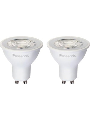 AyrStore Panasonıc LED GU10, Sıcak Beyaz Işık 4W 310LM 3000K 2li Paket