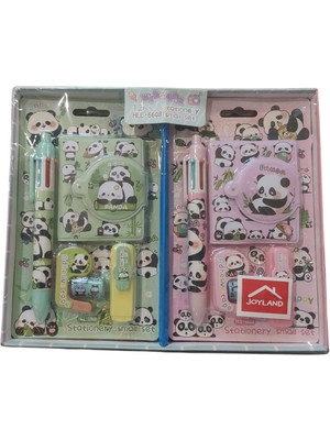  joyland kreatif kırtasiye seti (panda)-2/s jy-0103-10 (karışık renk 1 adet)