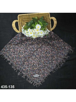 Firuze Eşarp Firuze Desenli Sökme Boncuklu Eşarp 435-135