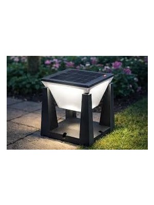 Cata CT-7314 Tibet Solar Bahçe Set Üstü Armatür Lambası 75W Dış Mekan Aydınlatma 6500K Beyaz Işık
