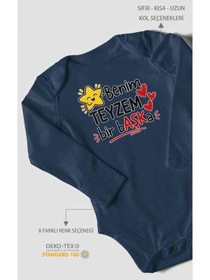 Morivo Kids Benim Teyzem Bir Başka! Uzun Kollu Çıtçıtlı Bebek Body