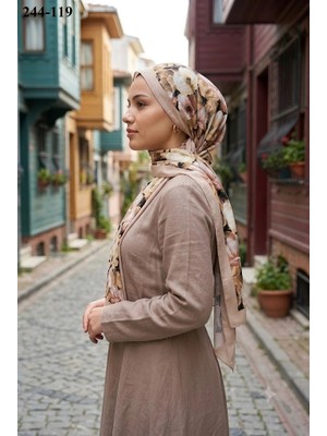 Sharell Soft Pamuk Şal (Bej Serisi) 244-119