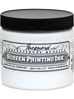Jacquard Professional Screen Ink Serigrafi Mürekkebi 0,47L White 118