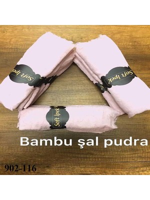 Soft İpek Soft Ipek Bambu Pamuk Şal (Pudra) 902-116