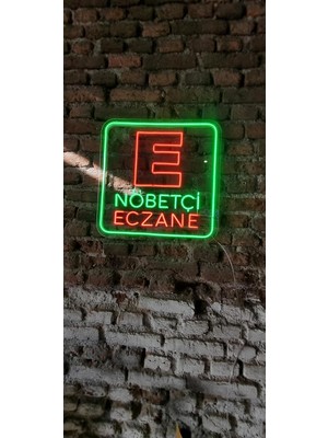 Onsan 'nöbetçi Eczane' Yazısı Neon LED Aydınlatma