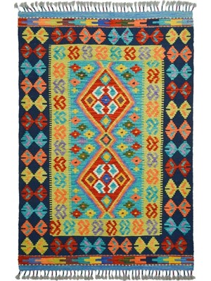 Kilim Co. Yünden El Dokuma Afgan Kilim 100X150 cm (1.5 M²)