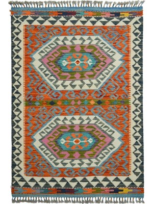 Kilim Co. Yünden El Dokuma Afgan Kilim 100X150 cm (1.5 M²)