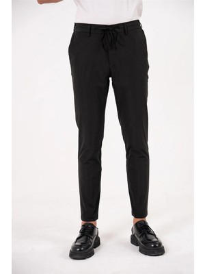 gmg firenze Beli Yarım Lastikli Arkası Çift Fleto Jogger Erkek Pantolon