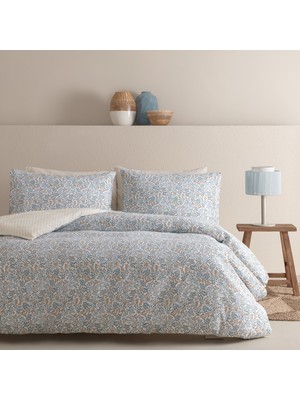 Dormy Home Lacie Tek Kişilik Pamuklu Nevresım Seti - Indigo