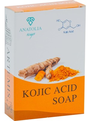 Kojik Asit Sabunu,koyu Leke, Ölü Hücre, Kolajen, Sivilce, Güneş Lekesi, Zerdeçal, Retinol, C Vitamini, E Vitamini, Kadınlar ve Erkekler Için Yüz Temizleyici