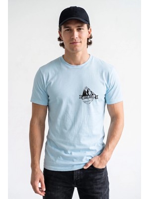 Unisex Regular Fit %100 Pamuk Bisiklet Yaka Premium Baskı Tişört