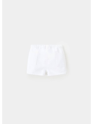 MANGO Baby Cep detaylı denim şort
