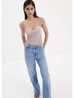 Mango Danila Wide Leg Yüksek Belli Jean