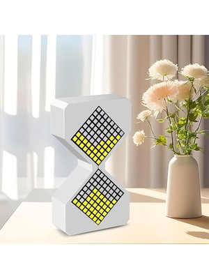 Hymark Modern Dijital Kum Saati Zamanlayıcı 1-30 Dk Şarjlı Pil Dekoratif LED Elektronik Saat