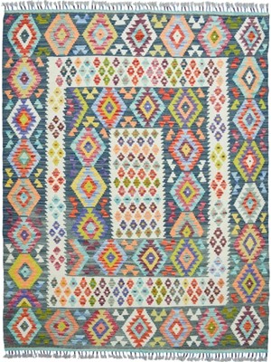 Kilim Co. Yünden El Dokuma Afgan Kilim 140X190 cm (2.66 M²)