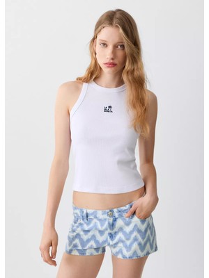 Mango Düşük Bel Micro Fit Şort