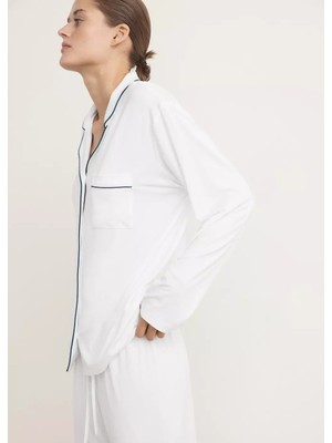 Mango Çizgili Iki Parça Pijama