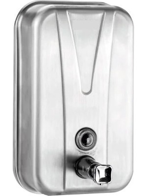 Acar Mat Paslanmaz Çelik Sıvı Sabunluk - Pirinç Pompalı (Duvara Monte) 1000ML