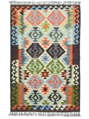 Kilim Co. Yünden El Dokuma Afgan Kilim 100X150 cm (1.5 M²)