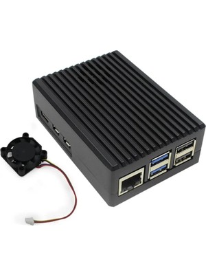 Raspberry Pi 5 Alüminyum Soğutma Kasası — Ayarlanabilir Fanlı