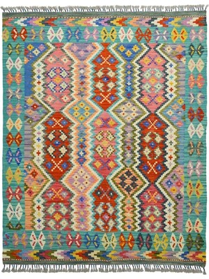 Kilim Co. Yünden El Dokuma Afgan Kilim 130X180 cm (2.34 M²)